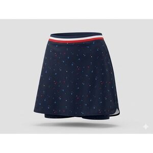NWT Lady Hagen XXL Traditional Skort Navy Blue Star Print Patriotic Golf Tennis